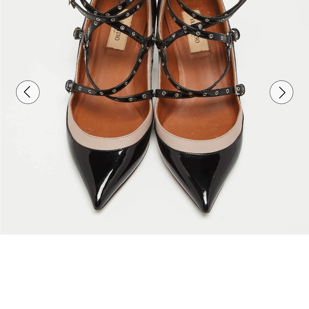 Valentino Garavani Black and pale rose Heels